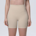 New arrival nude brushed quick-drying yoga pants women's high waist abdominal fitness shorts peach butt tight sports three-quarter pants