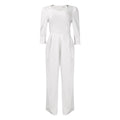 D448  independent station european and american women's clothing winter long sleeves pure color loose wide leg straight large size african jumpsuit