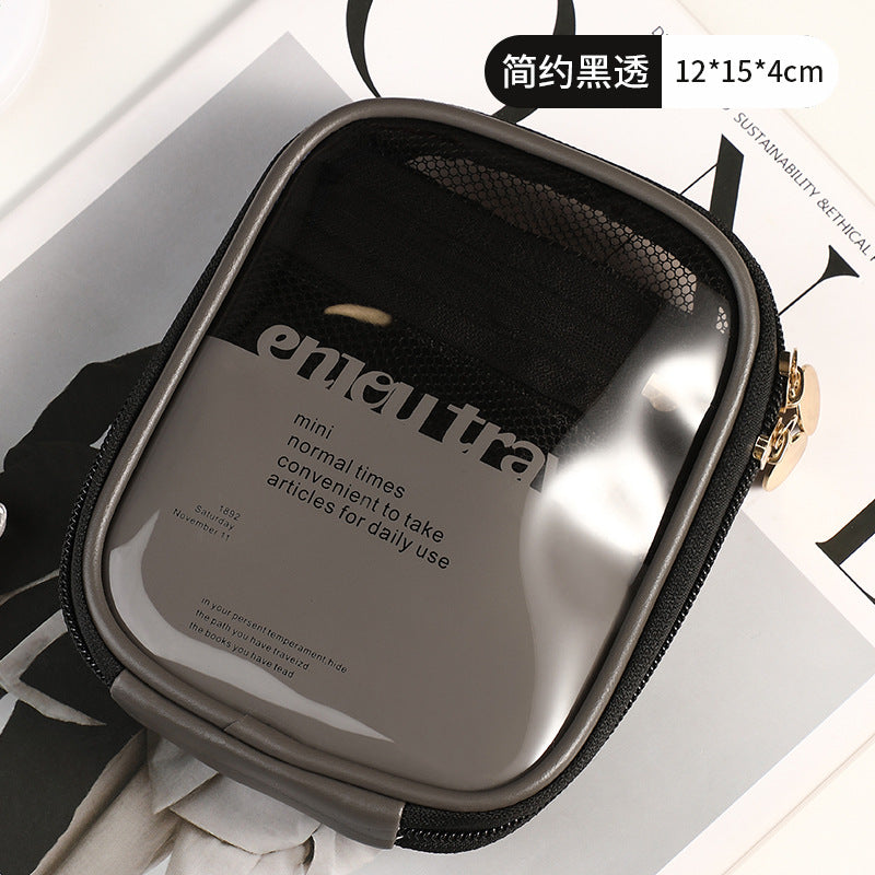 Portable makeup small cosmetic bag women's portable new mini lipstick cosmetic storage bag bag small bag travel