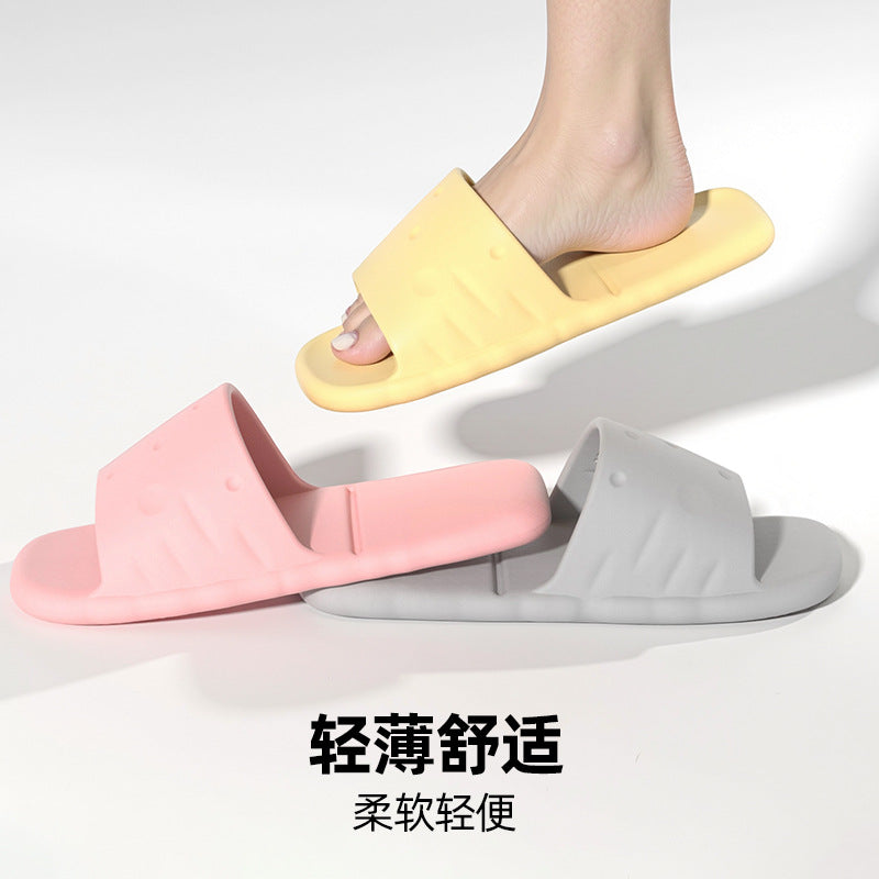 Travel disposable slippers cute cheese bathroom non-slip hotel portable foldable slippers