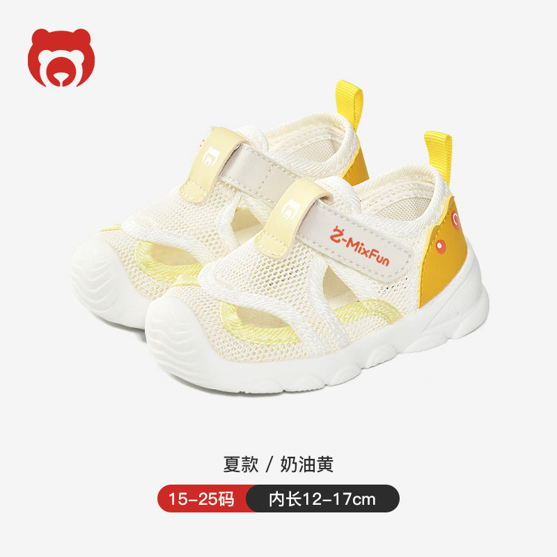 New arrival baby toddler shoes sandals summer mesh shoes baby shoes soft bottom 1-2-4 years old boys and girls functional non-slip soft