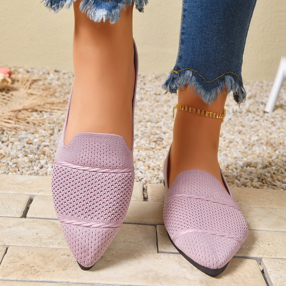 summer new arrival: plus-size women's casual comfort pointed-toe fashion slip-on sandals for wholesale (export)