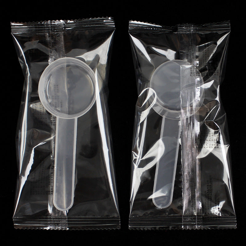 Individually wrapped 30ml plastic measuring spoons - ideal for face masks, laundry detergent, feed, fertilizer, pesticides, and measuring water (30g)