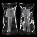 Individually wrapped 30ml plastic measuring spoons - ideal for face masks, laundry detergent, feed, fertilizer, pesticides, and measuring water (30g)