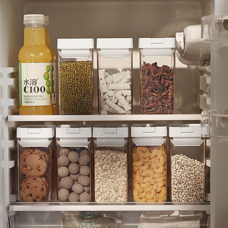 Home kitchen plastic sealed tank food storage jar milk powder storage tank grain sealed box food grade