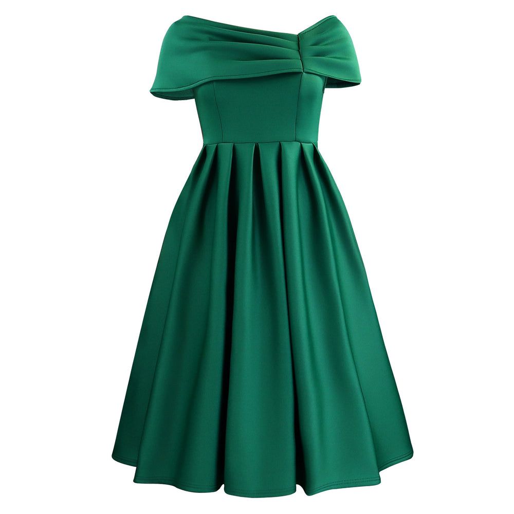 D622  cross-border european and american women's clothing summer off-the-shoulder sexy high-waisted maxi skirt party dress african dress