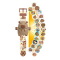 Capybara kids' watch - ages 3-8 - projector electronic watch gift for preschool and elementary school boys and girls