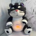 breathing soothing plush toy baby sleep companion doll lucifer simulated breathing luminous spot