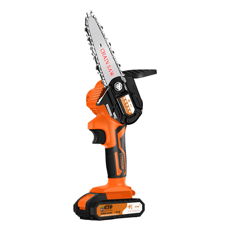 Chuangyi chainsaw 6inch 12inch for home handheld saw electric chain saw saw tree logging saw rechargeable lithium woodworking lithium electric saw