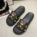 Women's summer slippers - stylish, sweet, princess-style, thick-soled, indoor/outdoor, non-slip, beach-ready thong sandals