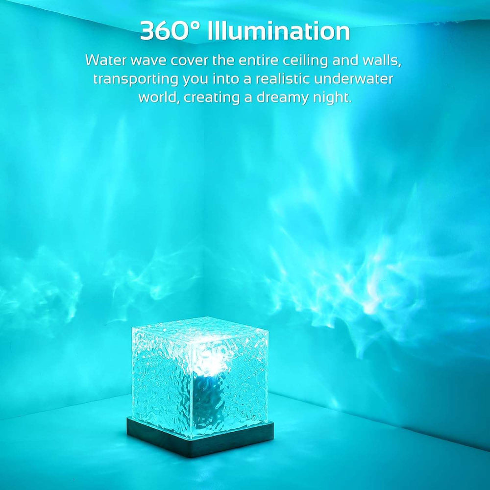 Water ripple atmosphere lamp bedroom mood night light bedside lamp table lamp e-sports couple room atmosphere lamp birthday gift