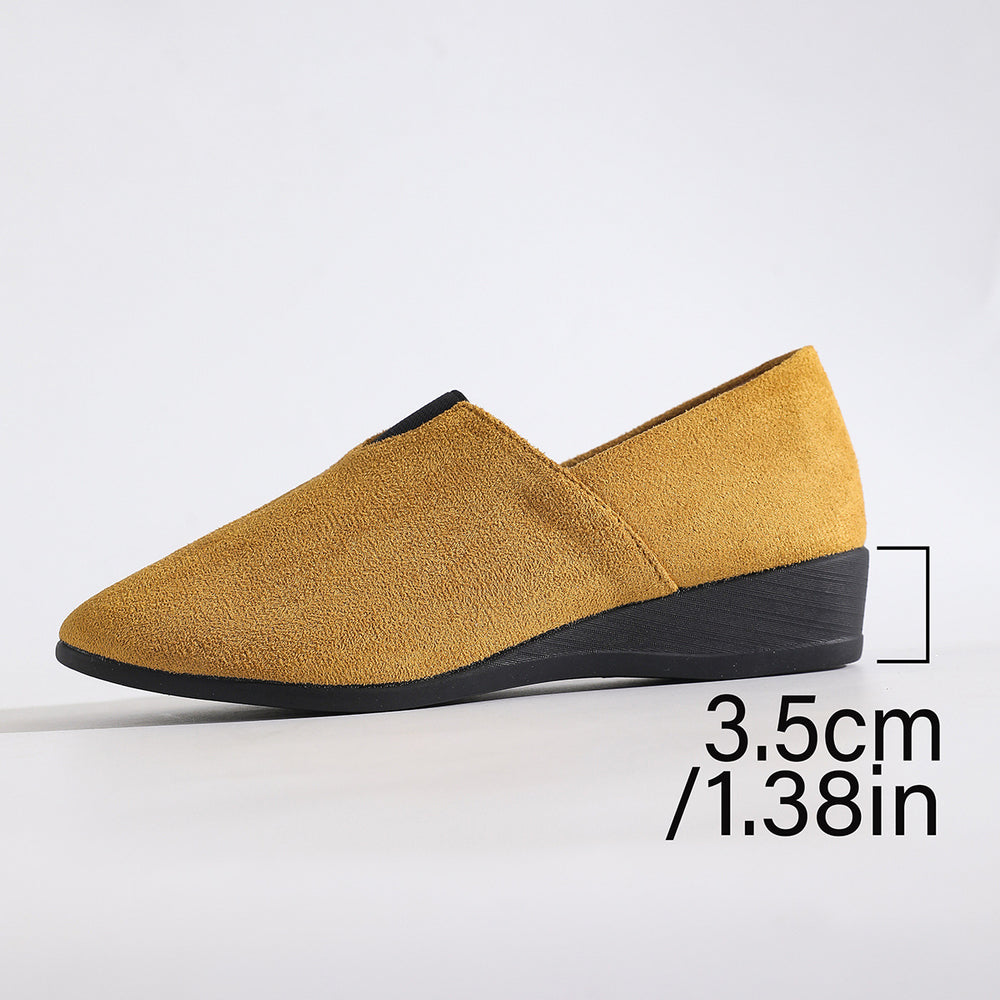 new arrival: women's casual loafers - suede, comfortable, plus size, wholesale for cross-border e-commerce