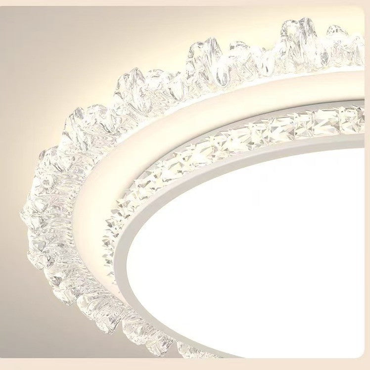 Wholesale light luxury living room light cream wind ceiling light 2025 new high-end room main light led eye protection lamp