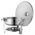 Stainless steel round alcohol stove hanging stove heat preservation heating container buffet stove cross-border supply chafing dish