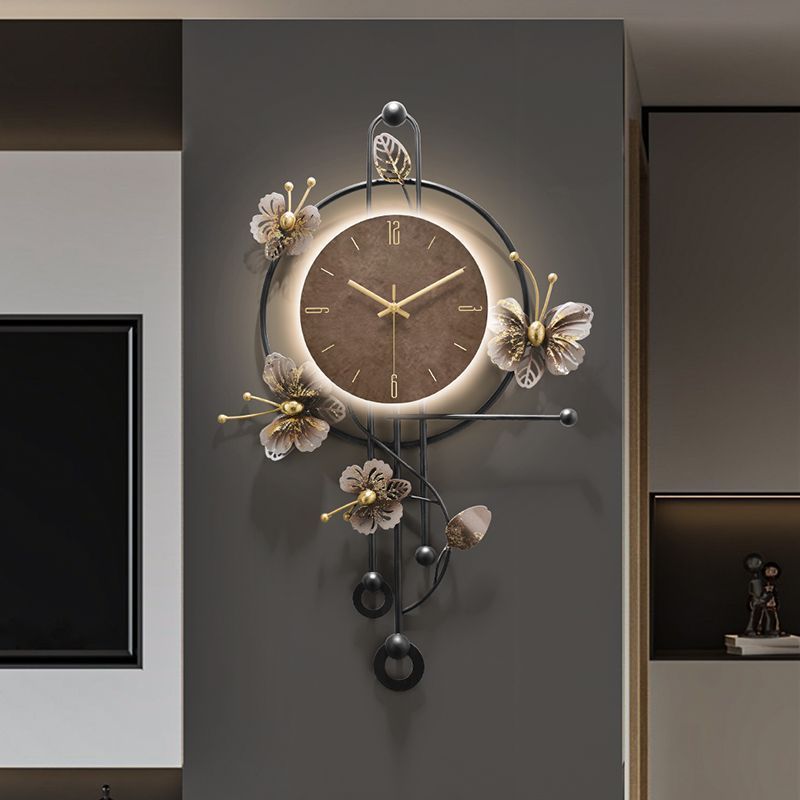 Flying bird collection classy wall clock elegant clock wall hanging living room clock background wall hanging clock 2025 new silent clock