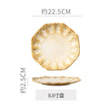 8.8inch plate-kiln turns warm white