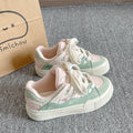 Versatile and unique sneakers: hot-selling platform sneakers for women, new spring/summer 2026 collection, chunky sole white sneakers, casual bread shoes for women