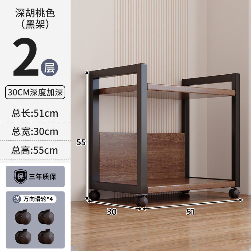 Shelf Shelf Floor-to-ceiling movable multi-layer household living room display rack Supermarket warehouse Balcony storage rack