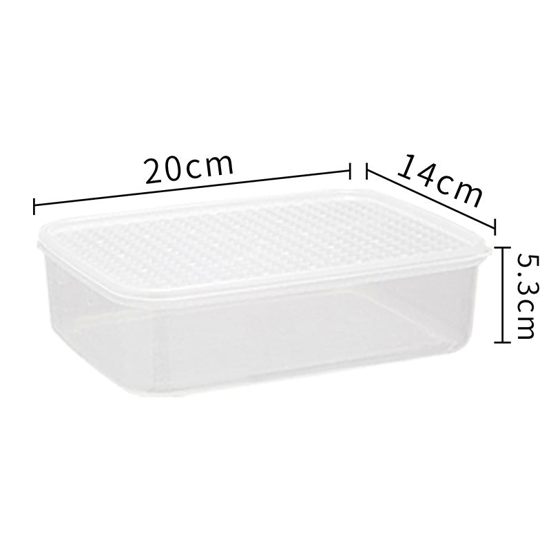 Good things refrigerator freezer storage box crisper box food grade special kitchen preparation packaging heatable storage box