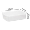 Good things refrigerator freezer storage box crisper box food grade special kitchen preparation packaging heatable storage box