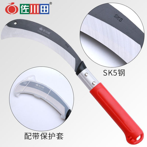 Taiwan original Sakawata short-handled firewood knife, mountain cutter, outdoor knife and axe, multi-functional knife, lawn cutting, tree cutting, bamboo cutting knife