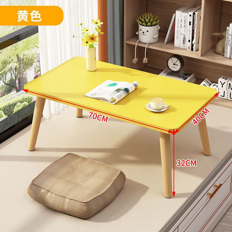 Bay window coffee table small apartment side table tatami small carpet table for home rental room balcony bed