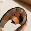 Boys' cork sandals - new summer open-toe kids' shoes - indoor/outdoor soft sole sandals - big & tall boys' flip-flops