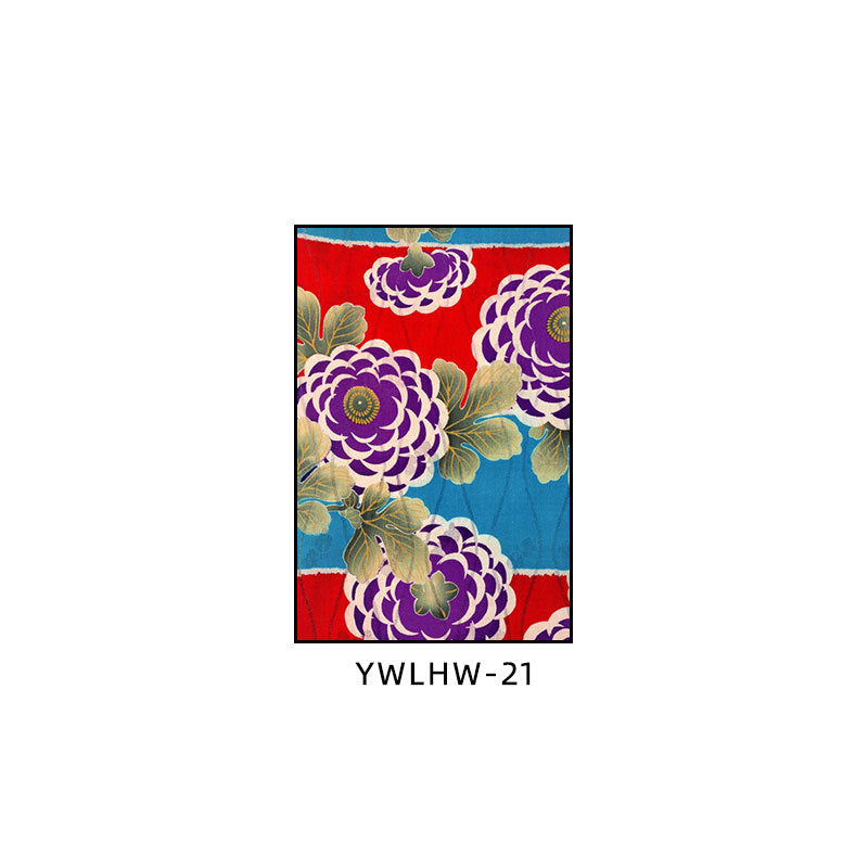 Japanese decorative painting Japanese restaurant traditional zen log wind pattern hanging painting sushi yakiniku shop box mural