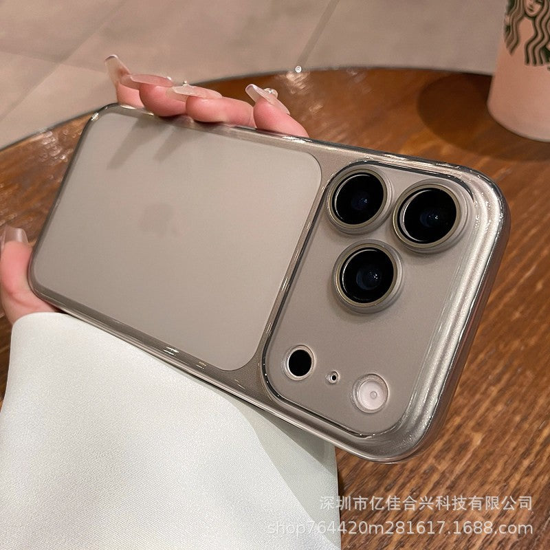 Instantly upgrade to a larger view with this ultra-thin iphone 17 pro max case. featuring a minimalist, soft-touch sandblasted finish, this protective cover is also compatible with iphone 16 and 15