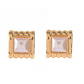 European and american new fashion earrings jewelry, trendy and unique statement faux pearl dangle earrings, niche ins high-end stud earrings