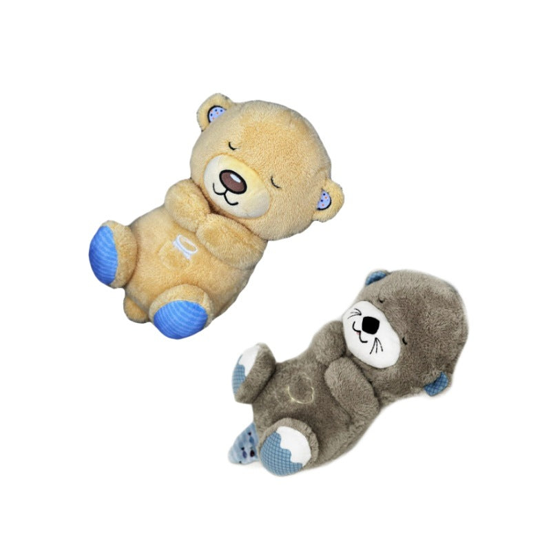 New soothing otter bear plush toy for kids - sleep companion, soft doll, baby toy, birthday gift