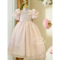 Girls'  summer new arrivals: baby girl mori-style dress, summer puff sleeve bestseller, trendy princess dress for baby girls