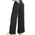 Ice silk pants trendyhigh waistpleatedloose pantssummer thin style draped sun protection anti-mosquito chiffon looseslimming lookmop