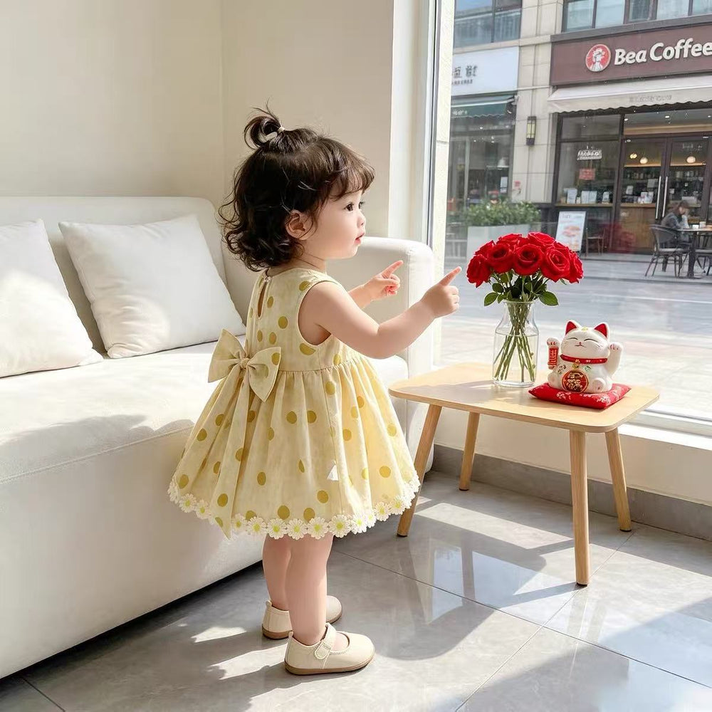 Summer romper dress newborn baby clothes baby girl bodysuit full month hundred days celebration outfit first birthday gift crawling suit