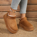 Plus size women's snow boots for export - new autumn/winter  collection: thick-soled, fleece-lined, extra thick, warm cotton shoes for women
