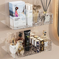 Bathroom storage rack - no drilling required, wall-mounted organizer for toilet, sink, and vanity - cosmetics and wall-mounted storage