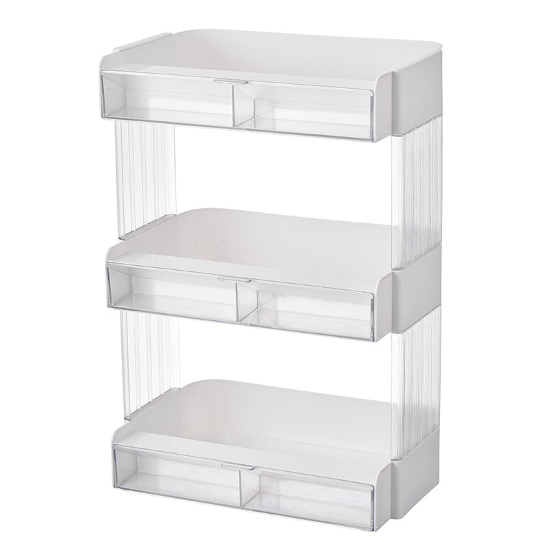 Multi-layer cup holder Multifunctional desktop storage box Coffee tea bag storage Water bar storage rack Kitchen rack