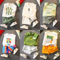Boys' summer sleeveless outfit, kids' stylish summer clothes,  new trendy vest two-piece set