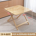 Installation-free foldable tablefor homesmall apartment dining tableoutdoor portable simple square tablesquare night market stall table