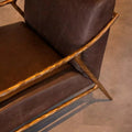 Medieval style retro casual chair forged iron sofa chair living room bedroom stylish furniture study soft chair