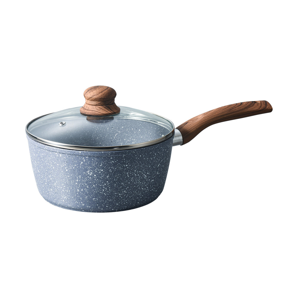 Casual medical stone suit pot milk pot frying pot soup pot flat bottom cooking pot for home non-stick pot gift pot