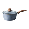 Casual medical stone suit pot milk pot frying pot soup pot flat bottom cooking pot for home non-stick pot gift pot