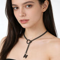 2026 cross-border hot-selling new arrival: heart & geometric titanium steel necklace - minimalist, versatile, street style women's necklace