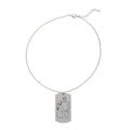Laser engraved necklace wholesale - european & american cross-border alloy jewelry - women's couple pendant - anime cartoon light luxury sweater chain
