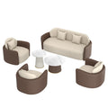 180cm sofa + 3 armchairs + coffee table