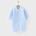 Fall and winter baby khaki cotton baby onesie 0-3-6 baby clothes heattechintimatesnewborn clothes crawling clothes