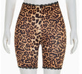Leopard print lace shorts