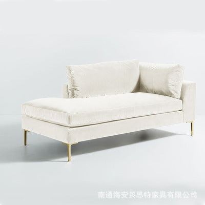 Bedroom Fabric Foot Couch Nordic Small Apartment Living Room Balcony Leisure Princess Chair Italian Minimalist Beauty Salon Princess Couch