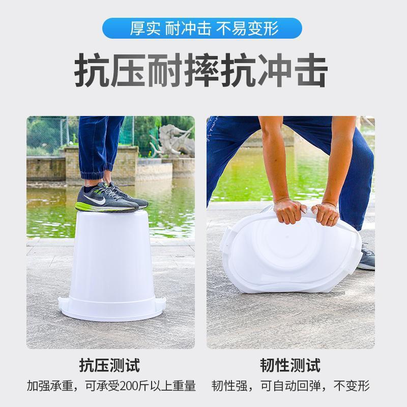 Plastic bucket Extra large thickened bucket with lid for household water storage Large economical small enzyme bucket Fermentation bucket Large bucket