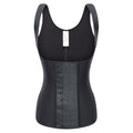 [latex breasted] rubber strap corset vest fishbone corset latex abdominal support breast shaping garment